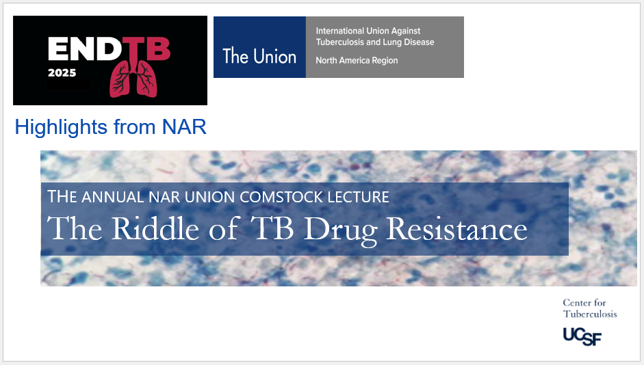 The Riddle of TB Drug Resistance (TB Conference session 1 of 3)